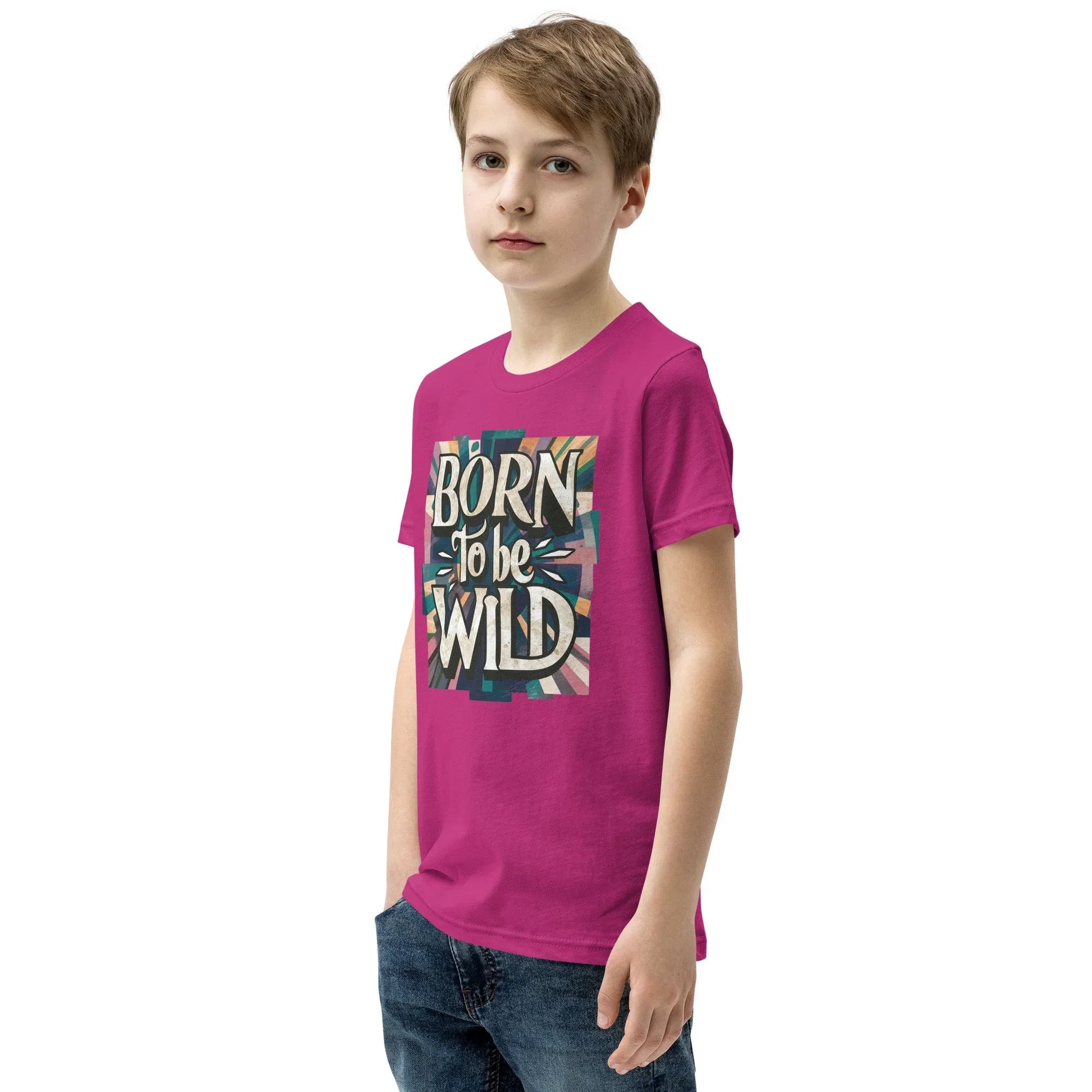 Youth Short Sleeve | Born To Be Wild - T-Shirt - AwRans Clothing