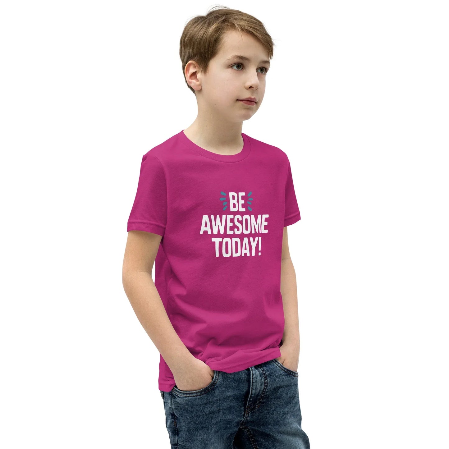 Youth Short Sleeve | BE AWESOME TODAY! - T-Shirt - AwRans Clothing