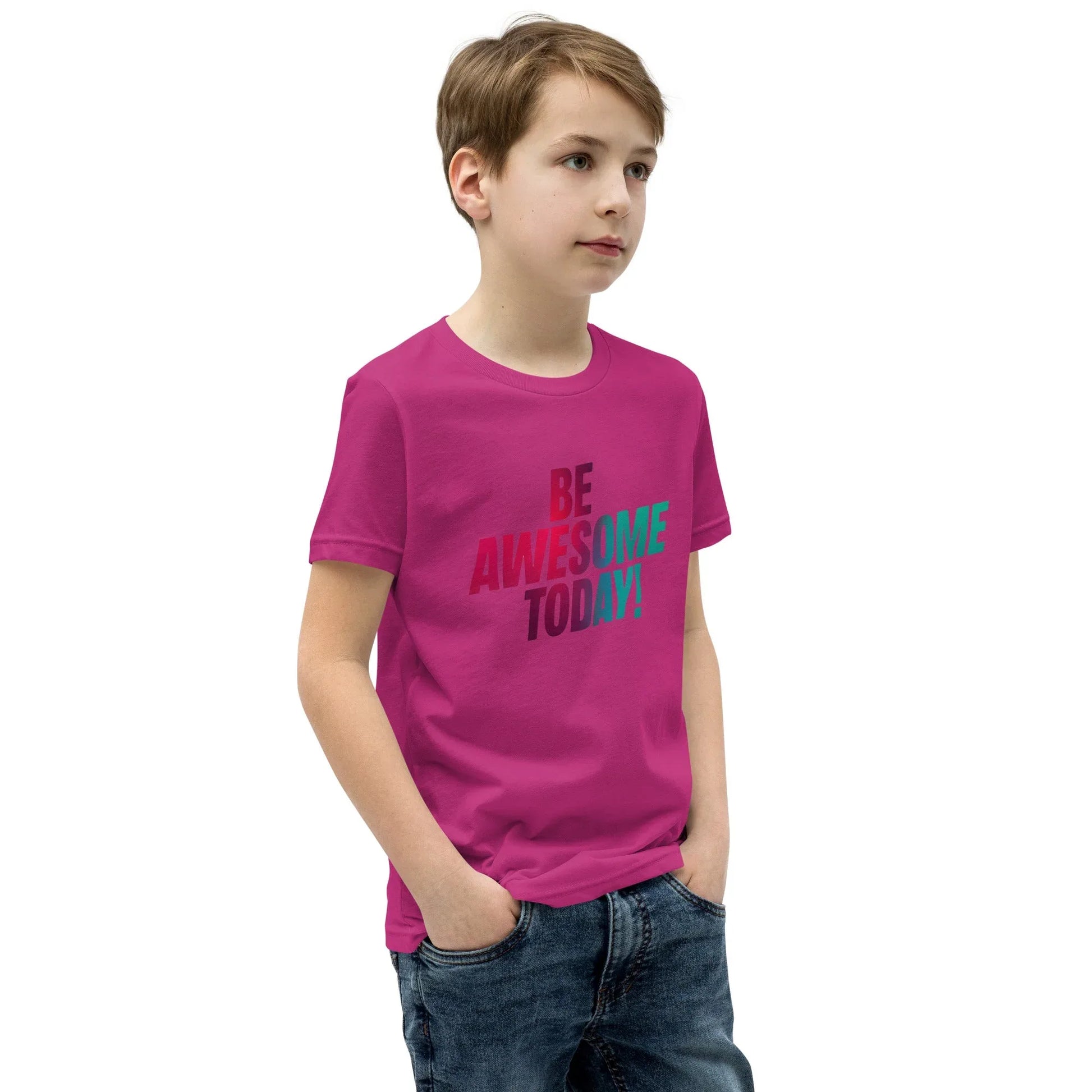 Youth Short Sleeve | BE AWESOME TODAY! - T-Shirt - AwRans Clothing
