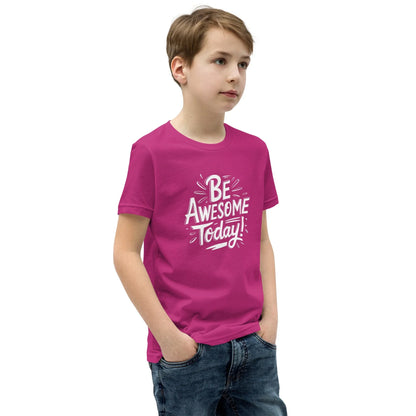 Youth Short Sleeve | BE AWESOME TODAY! - T-Shirt - AwRans Clothing