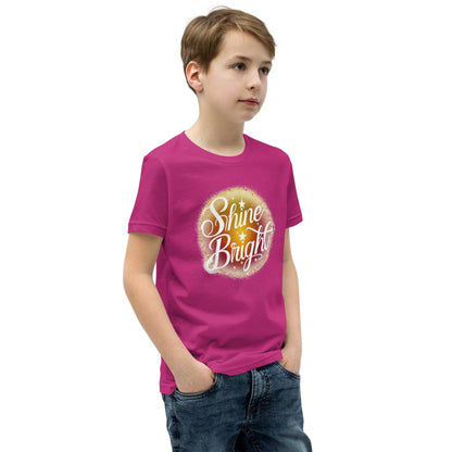 Youth Short Sleeve | Shine And Bright - T-Shirt - AwRans Clothing