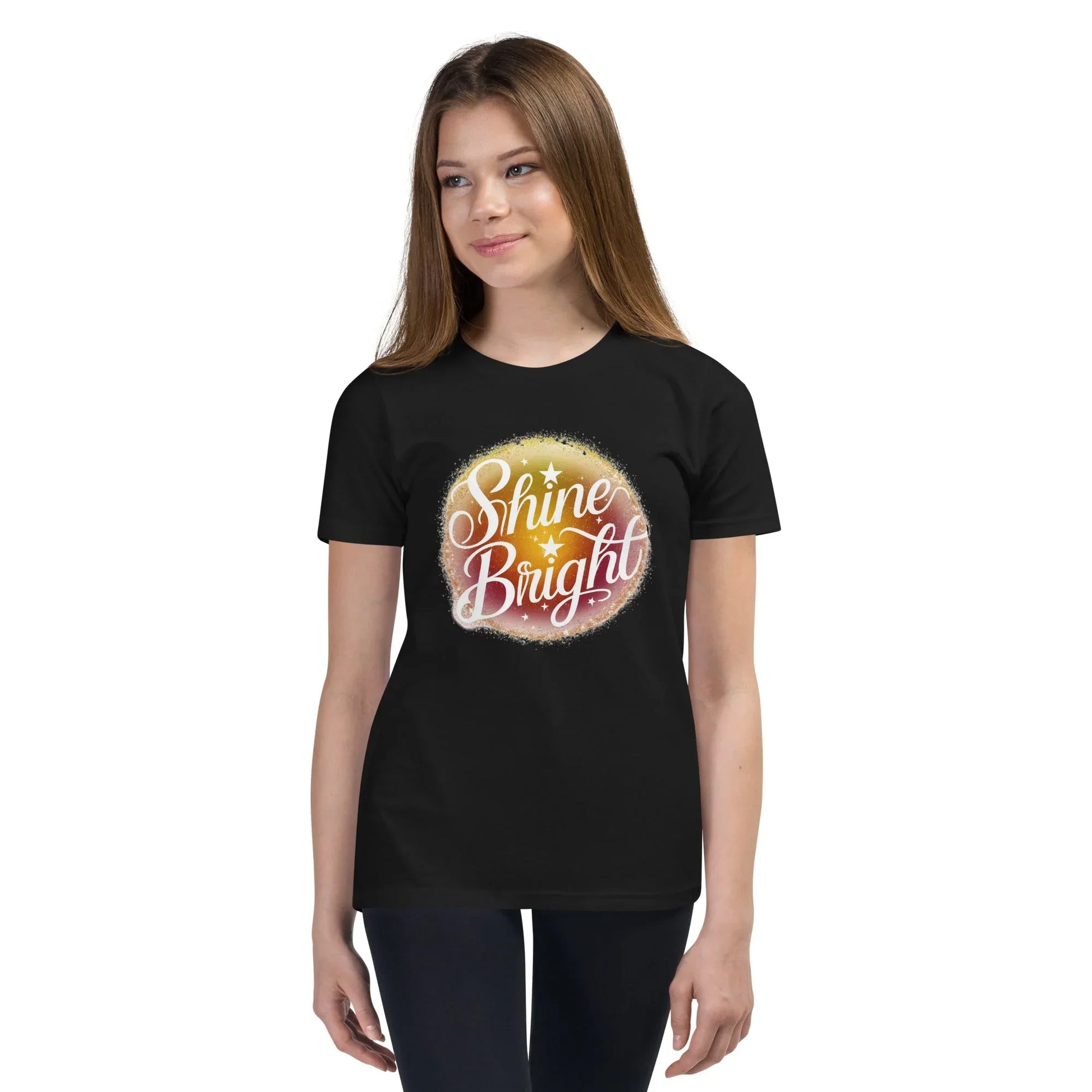 Youth Short Sleeve | Shine And Bright - T-Shirt - AwRans Clothing