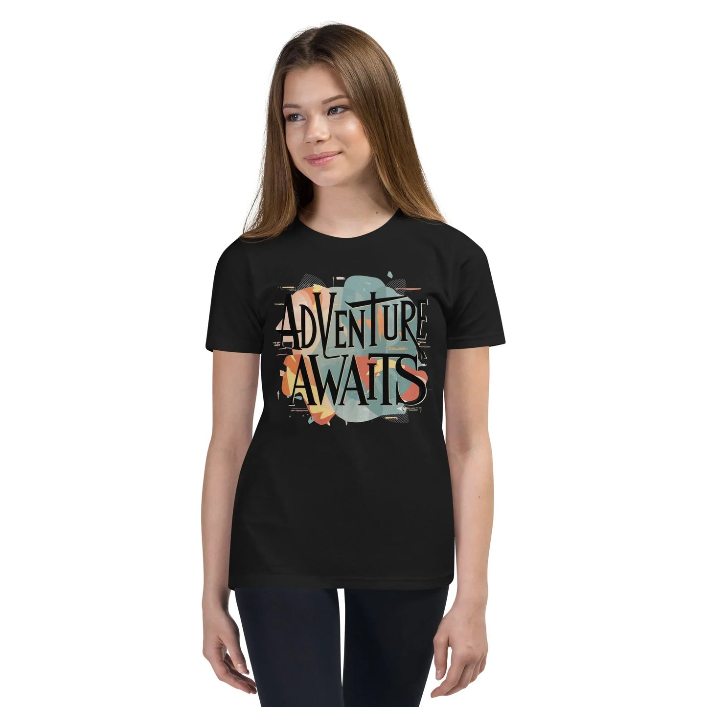 Youth Short Sleeve | Adventure Awaits - T-Shirt - AwRans Clothing