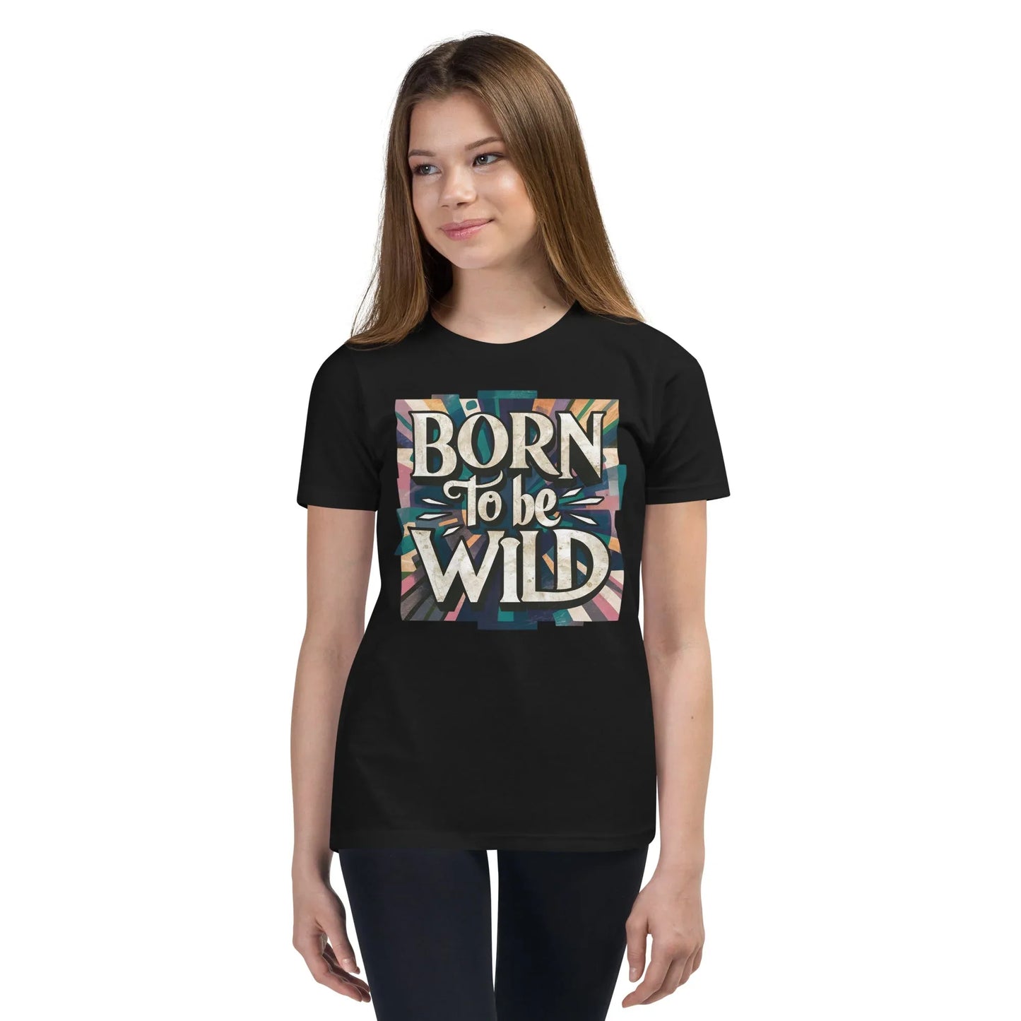 Youth Short Sleeve | Born To Be Wild - T-Shirt - AwRans Clothing