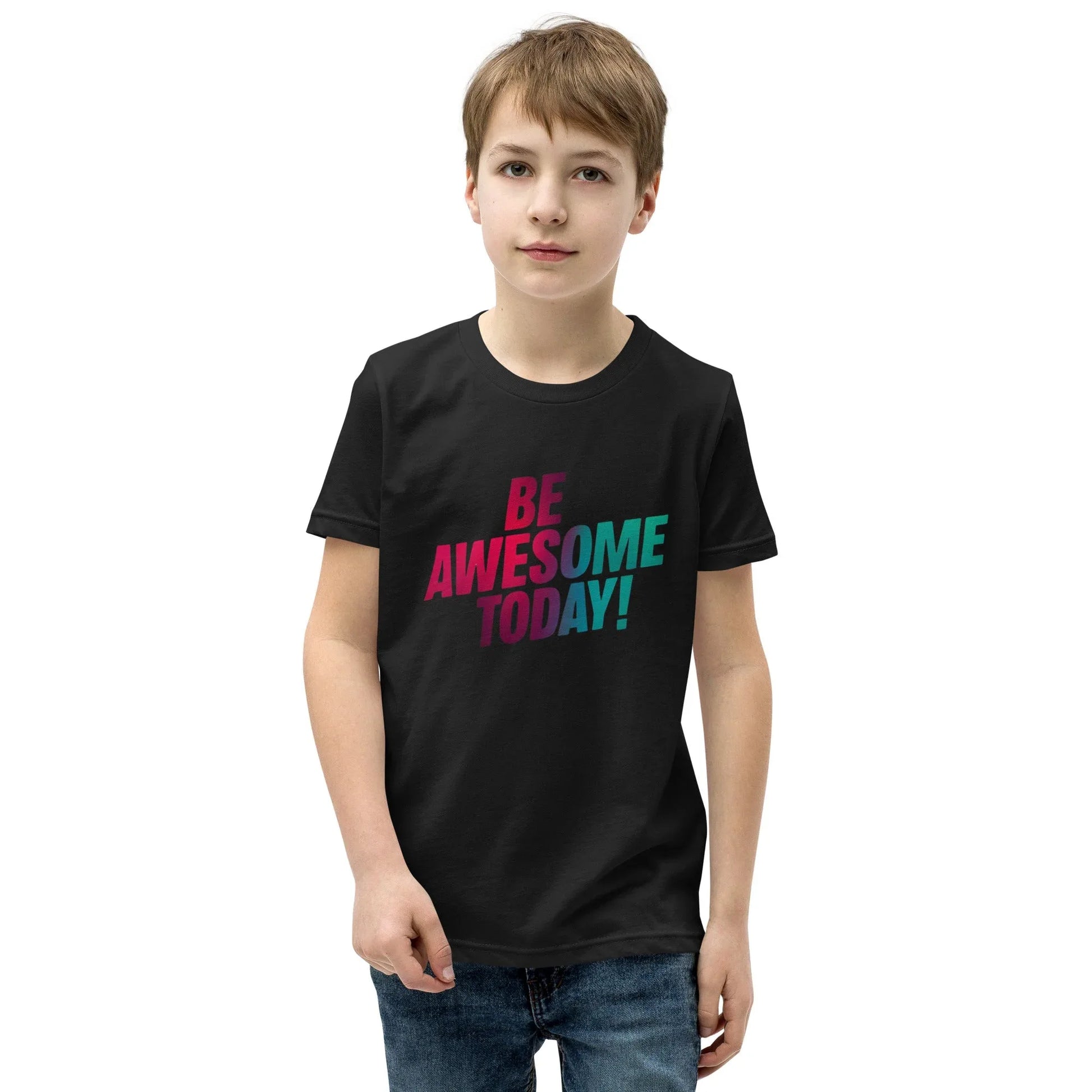 Youth Short Sleeve | BE AWESOME TODAY! - T-Shirt - AwRans Clothing