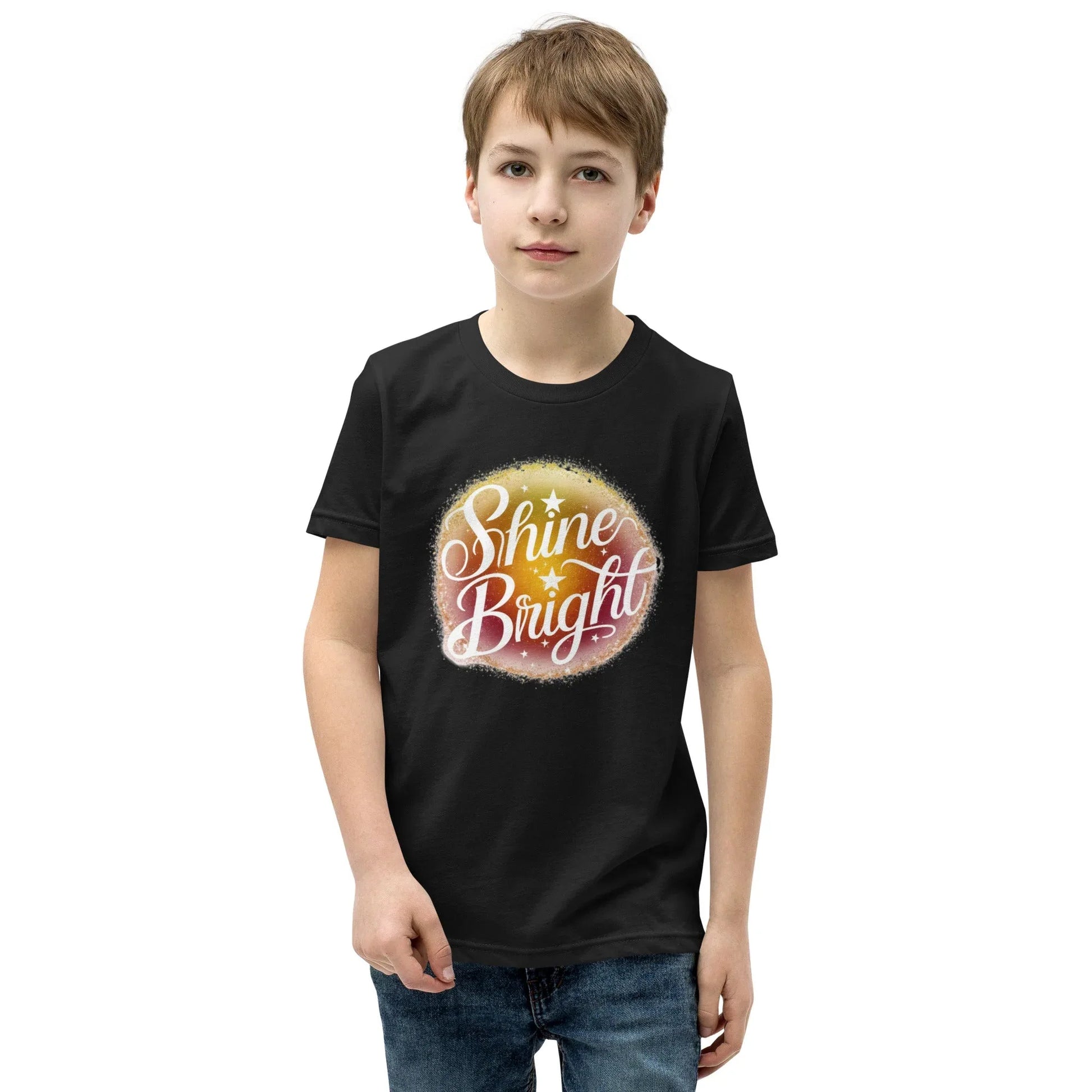 Youth Short Sleeve | Shine And Bright - T-Shirt - AwRans Clothing