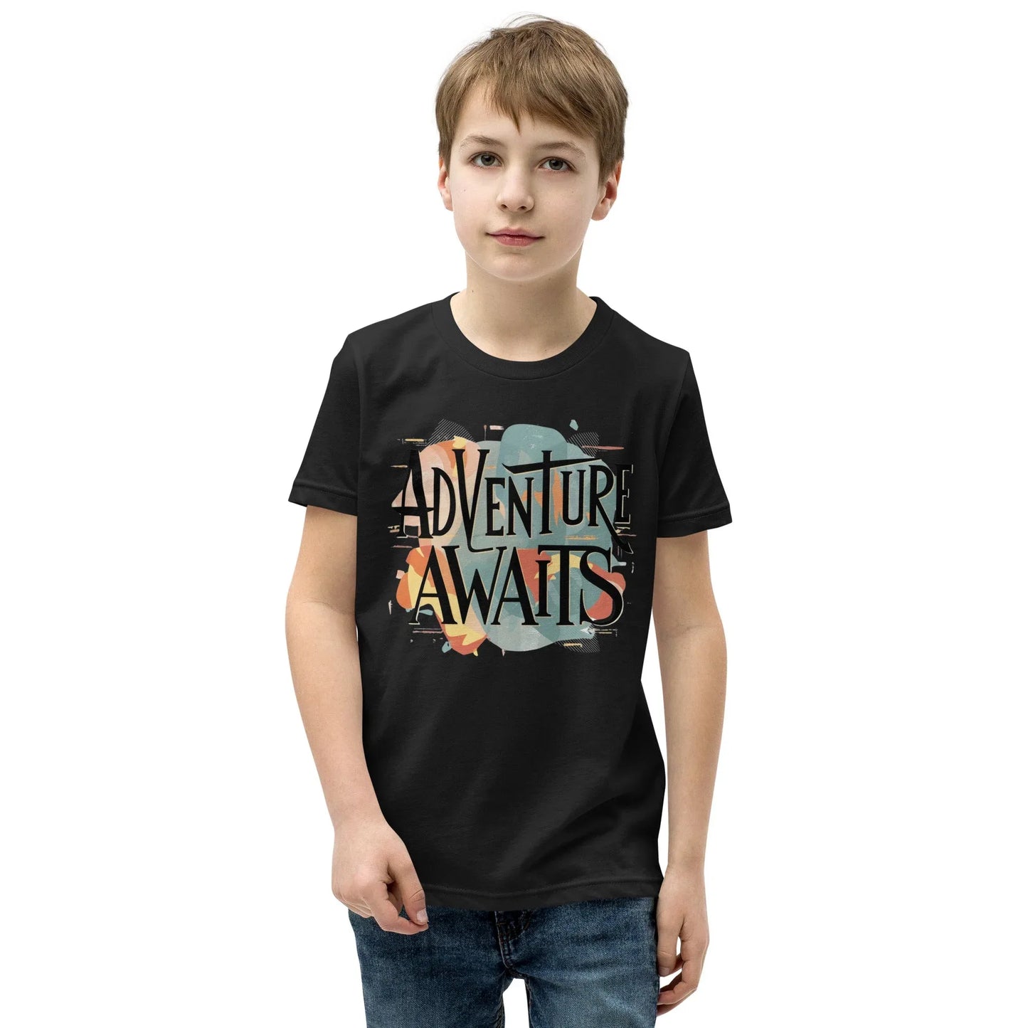 Youth Short Sleeve | Adventure Awaits - T-Shirt - AwRans Clothing