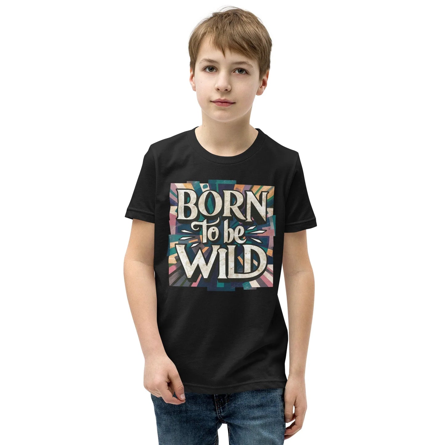 Youth Short Sleeve | Born To Be Wild - T-Shirt - AwRans Clothing