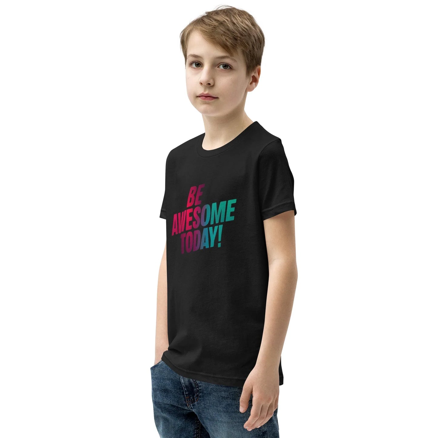 Youth Short Sleeve | BE AWESOME TODAY! - T-Shirt - AwRans Clothing