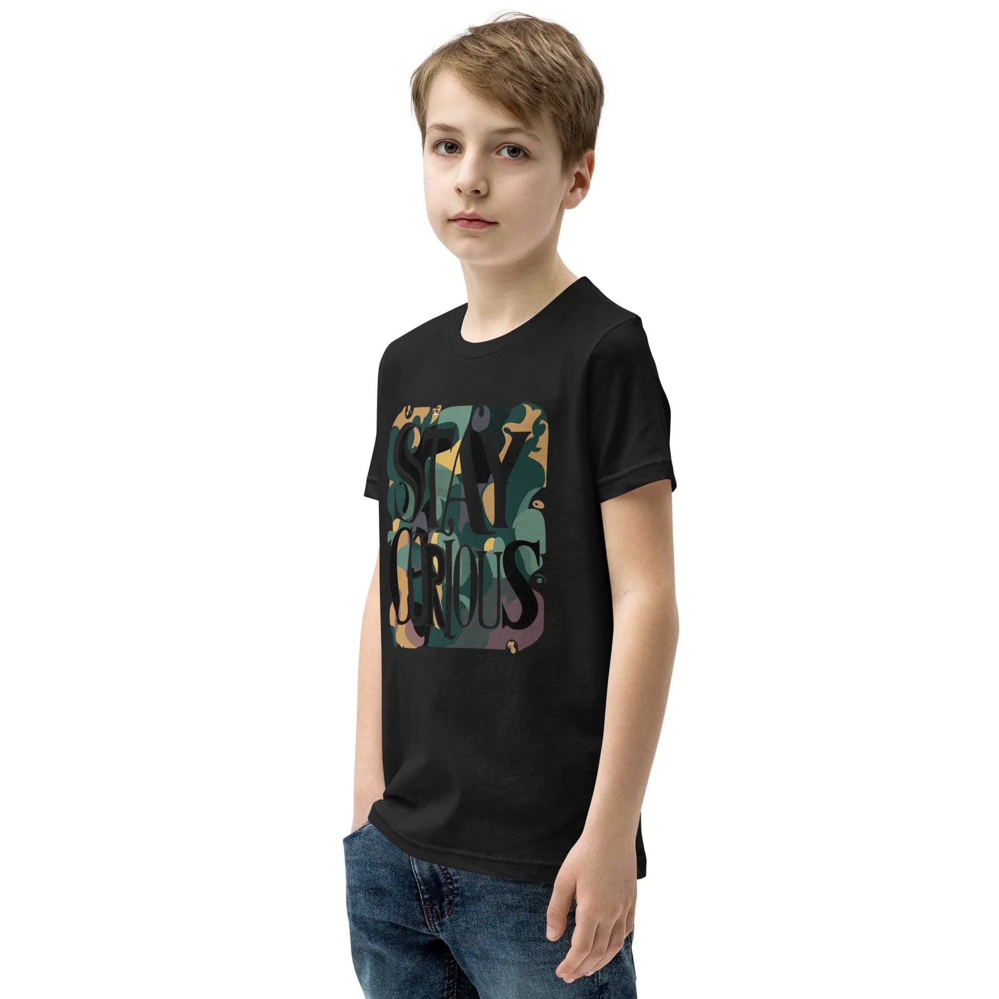 Youth Short Sleeve | Stay Curious - T-Shirt - AwRans Clothing