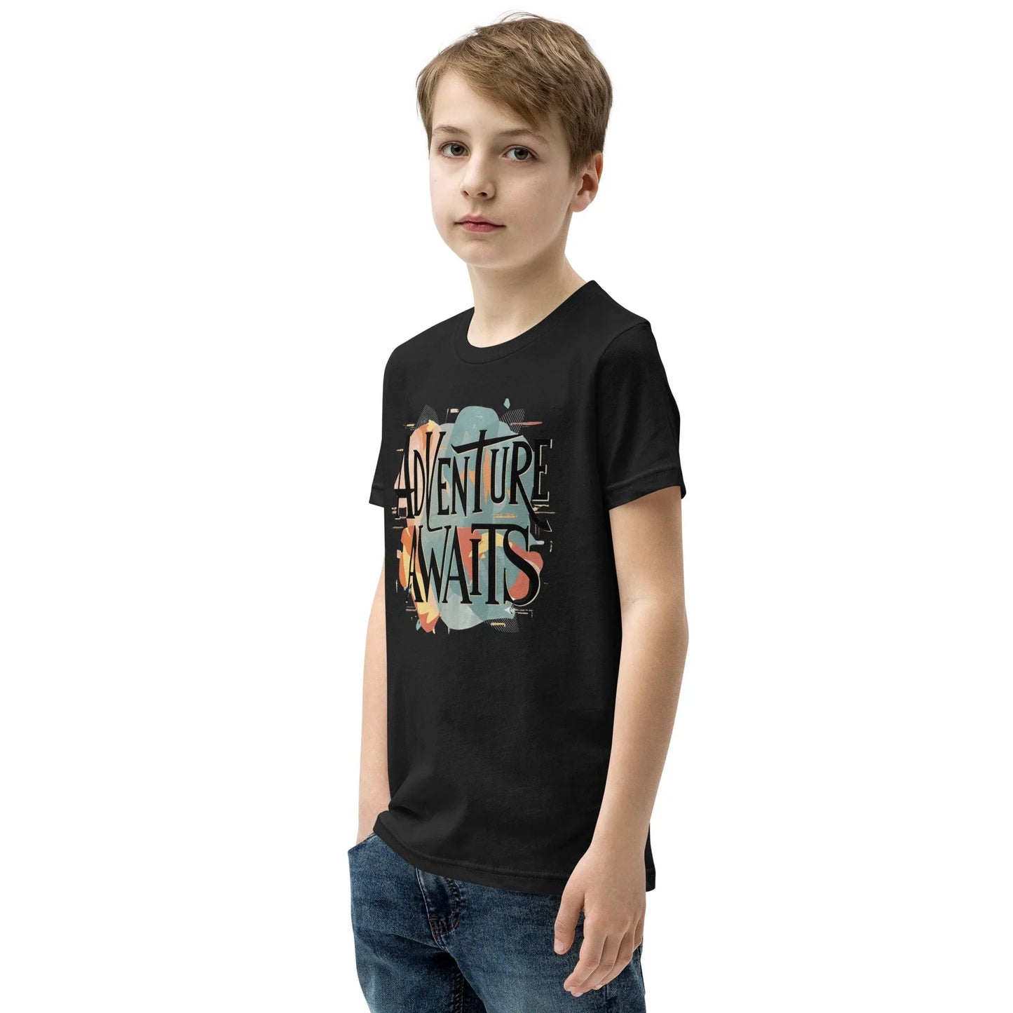 Youth Short Sleeve | Adventure Awaits - T-Shirt - AwRans Clothing