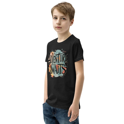 Youth Short Sleeve | Adventure Awaits - T-Shirt - AwRans Clothing