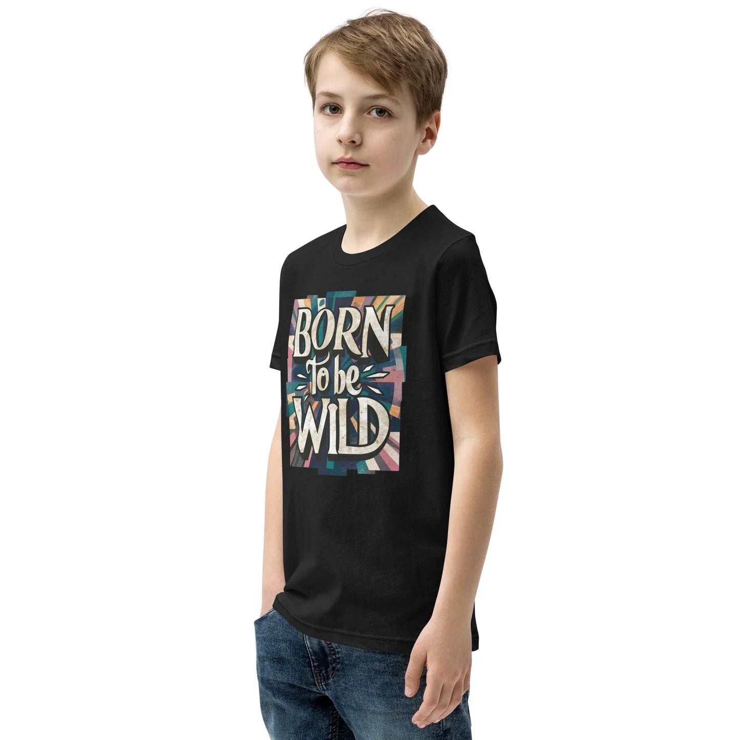 Youth Short Sleeve | Born To Be Wild - T-Shirt - AwRans Clothing