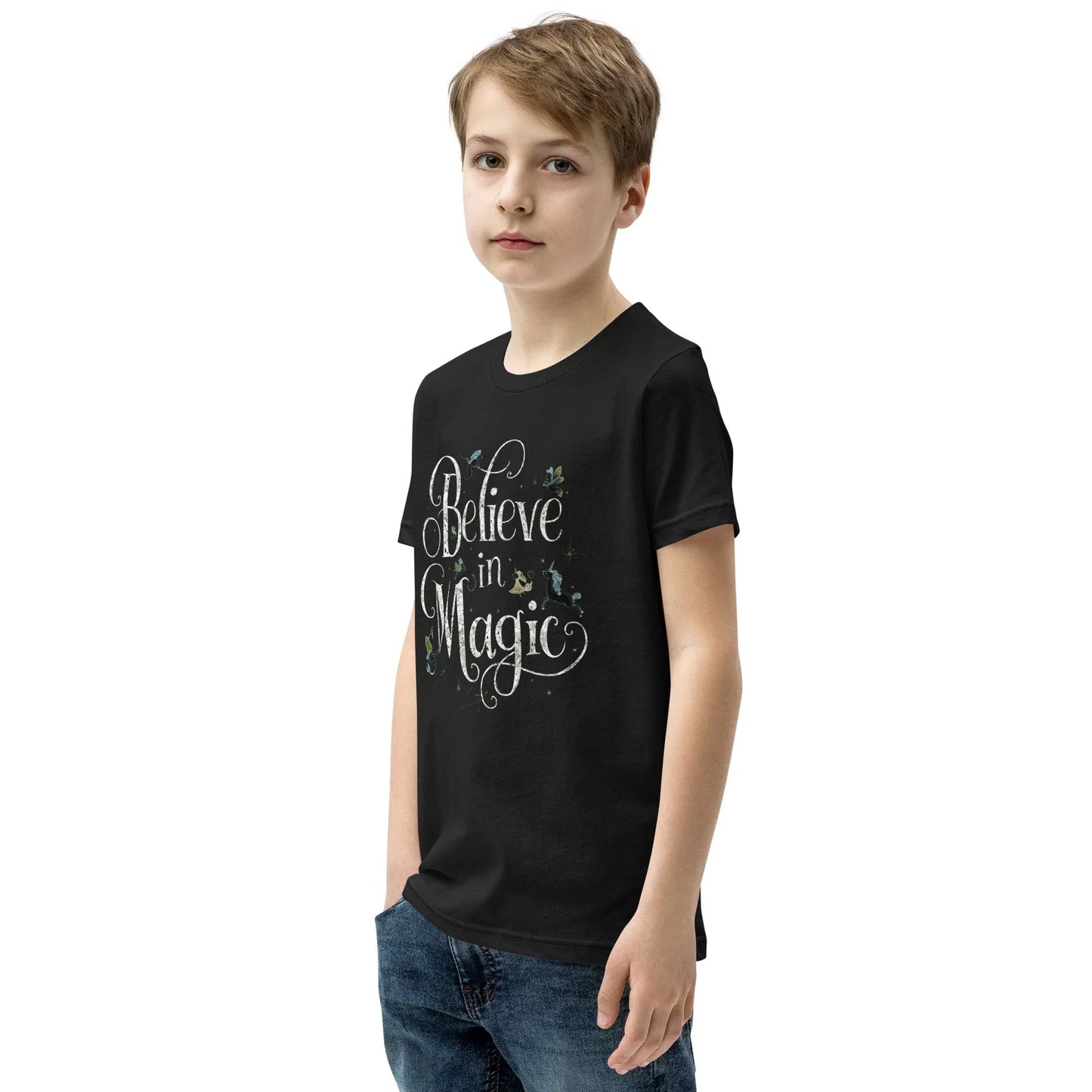 Youth Short Sleeve | BELIEVE IN MAGIC - T-Shirt - AwRans Clothing