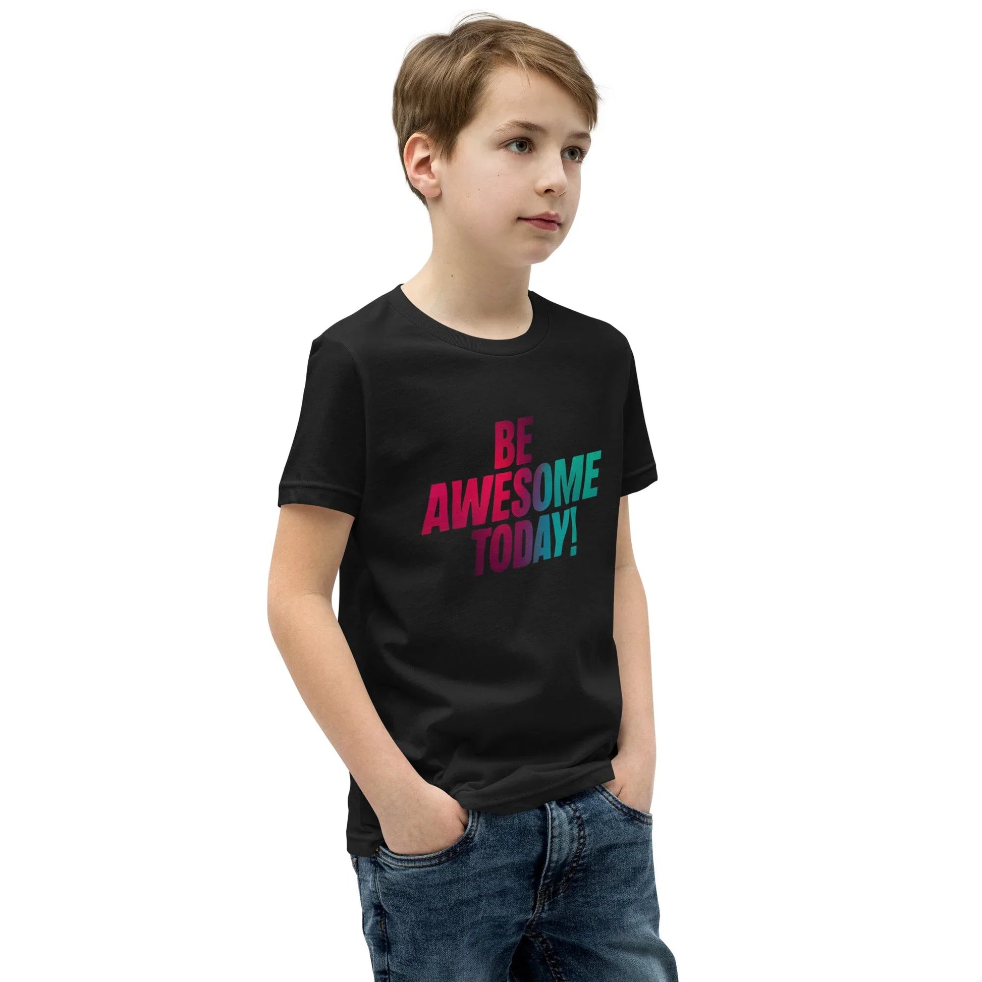 Youth Short Sleeve | BE AWESOME TODAY! - T-Shirt - AwRans Clothing