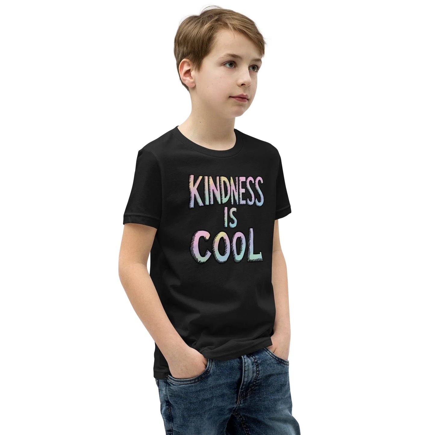 Youth Short Sleeve | KINDNESS IS COOL - T-Shirt - AwRans Clothing