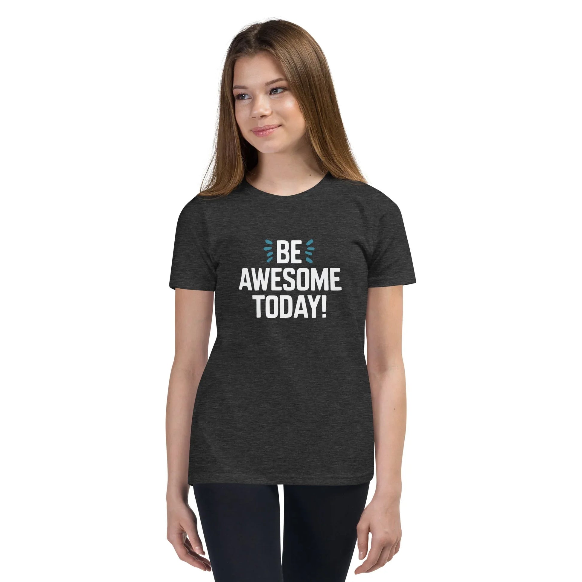 Youth Short Sleeve | BE AWESOME TODAY! - T-Shirt - AwRans Clothing