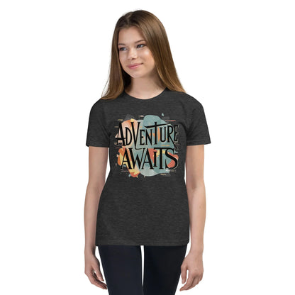 Youth Short Sleeve | Adventure Awaits - T-Shirt - AwRans Clothing