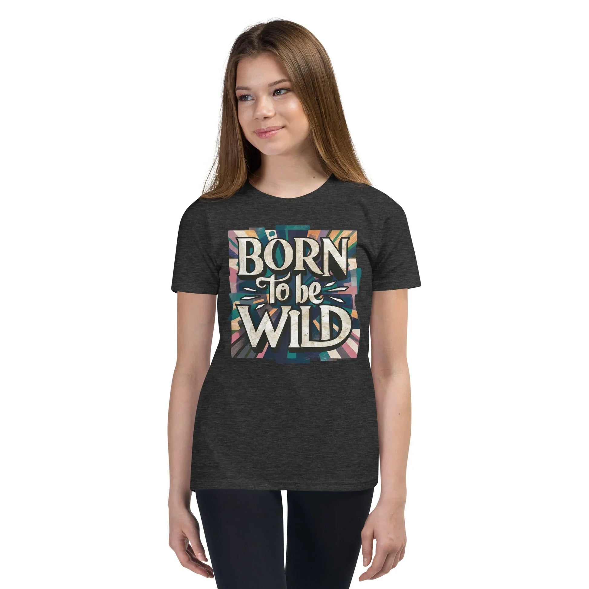 Youth Short Sleeve | Born To Be Wild - T-Shirt - AwRans Clothing