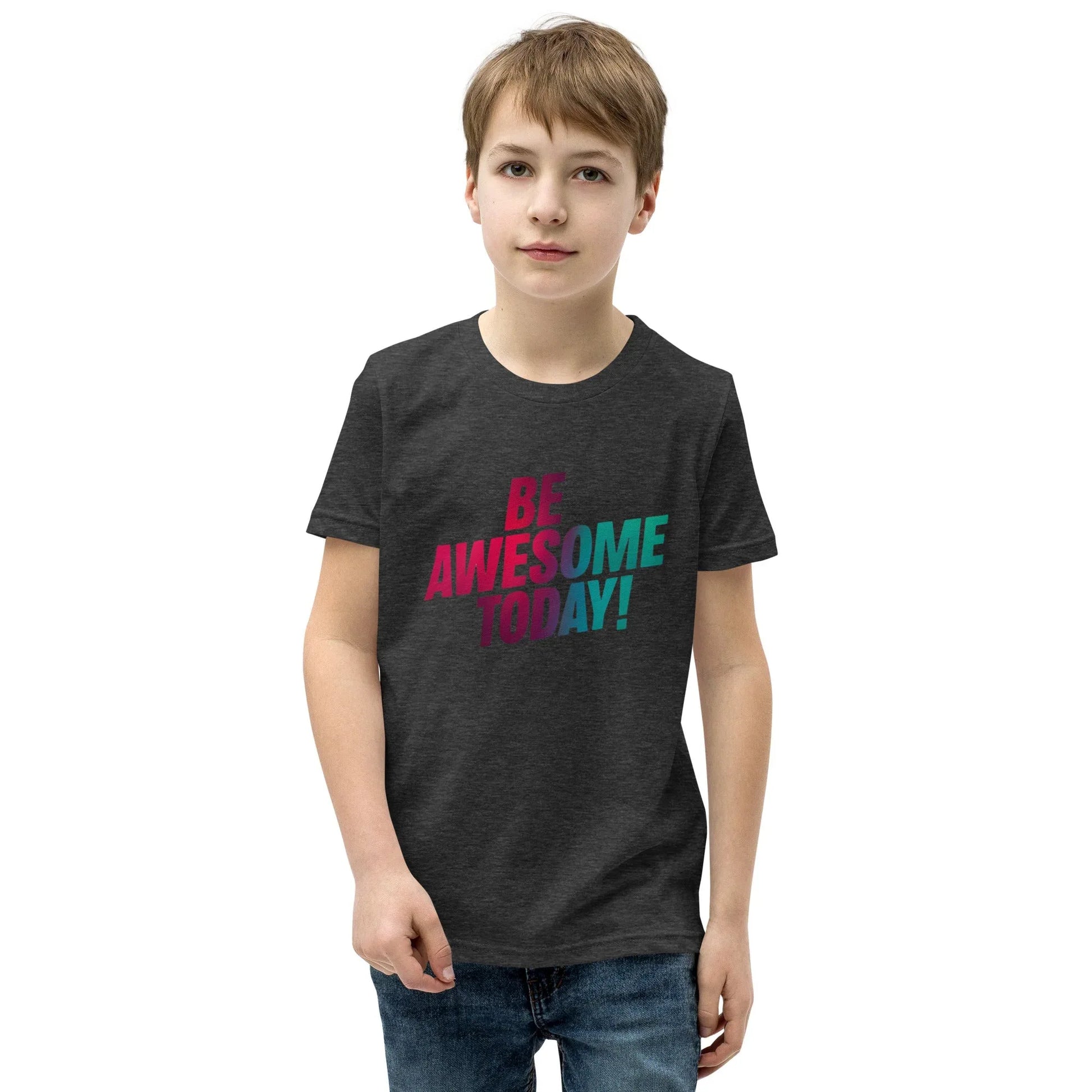 Youth Short Sleeve | BE AWESOME TODAY! - T-Shirt - AwRans Clothing