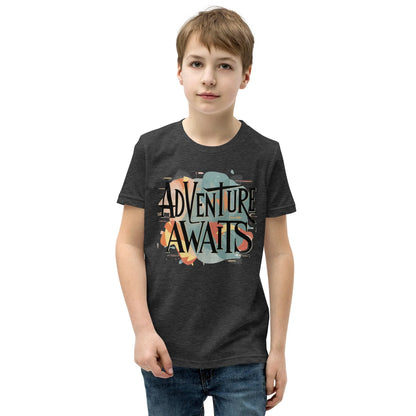 Youth Short Sleeve | Adventure Awaits - T-Shirt - AwRans Clothing