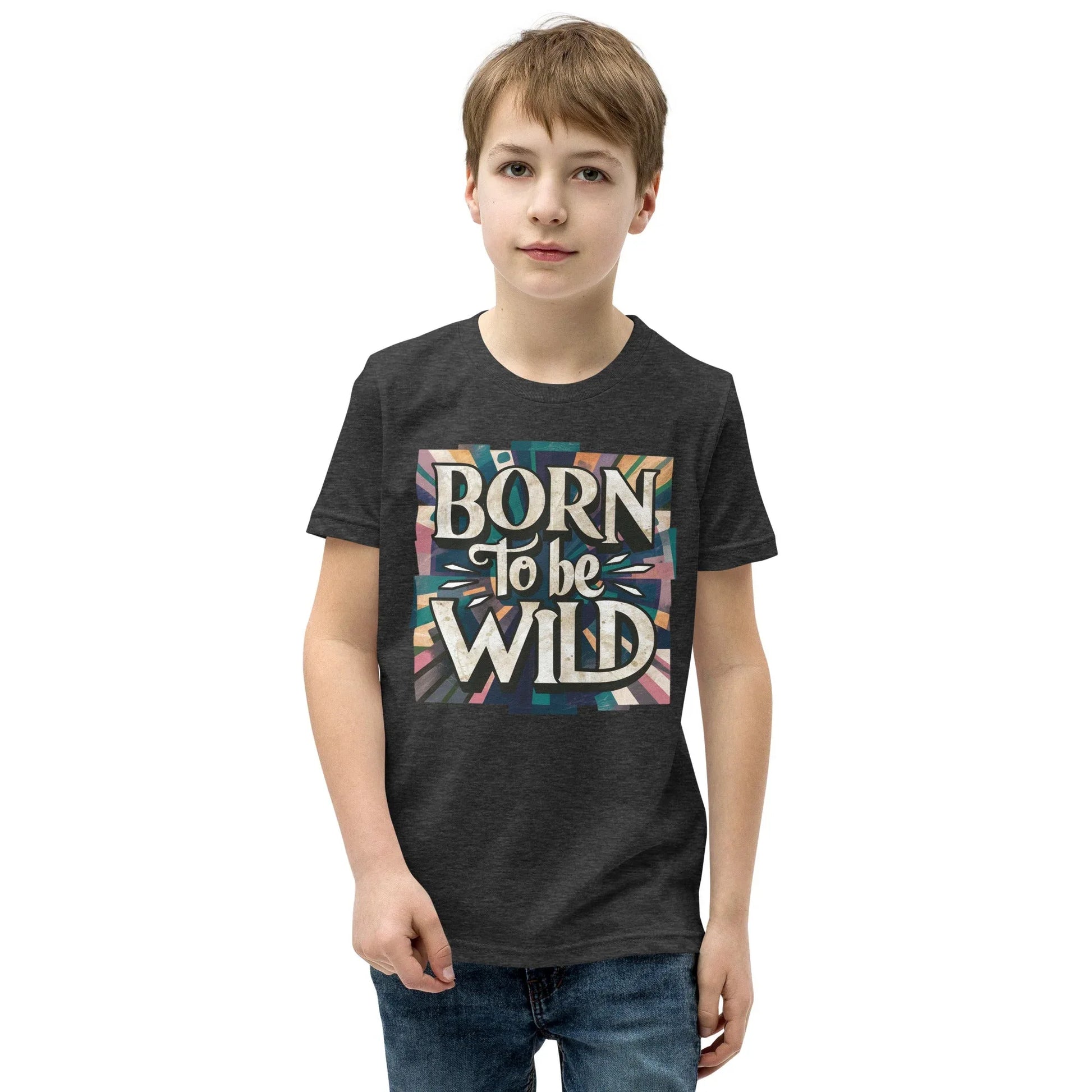 Youth Short Sleeve | Born To Be Wild - T-Shirt - AwRans Clothing