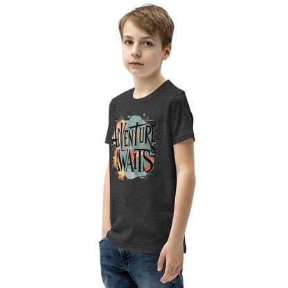 Youth Short Sleeve | Adventure Awaits - T-Shirt - AwRans Clothing