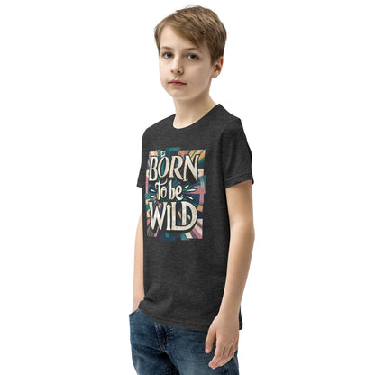 Youth Short Sleeve | Born To Be Wild - T-Shirt - AwRans Clothing