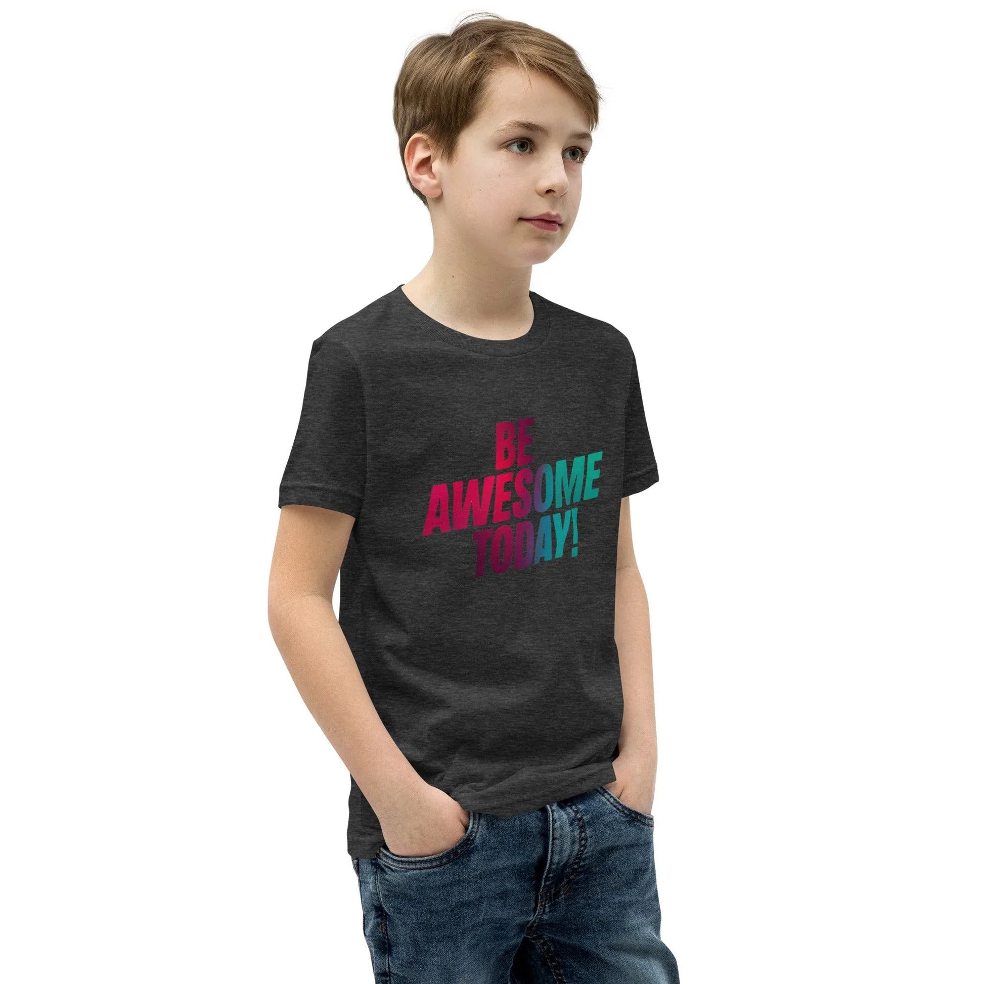 Youth Short Sleeve | BE AWESOME TODAY! - T-Shirt - AwRans Clothing