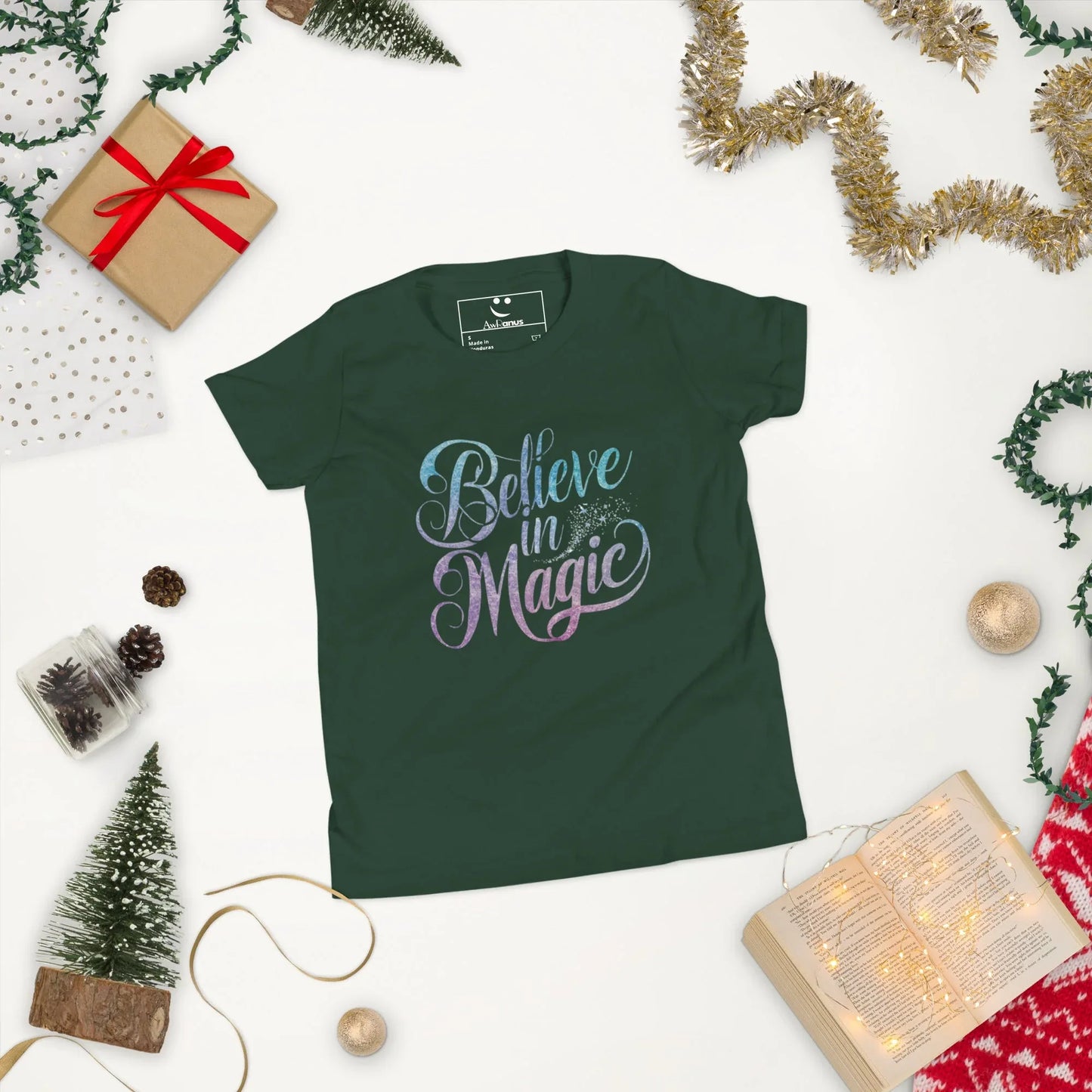 Youth Short Sleeve | BELIEVE IN MAGIC - T-Shirt - AwRans Clothing