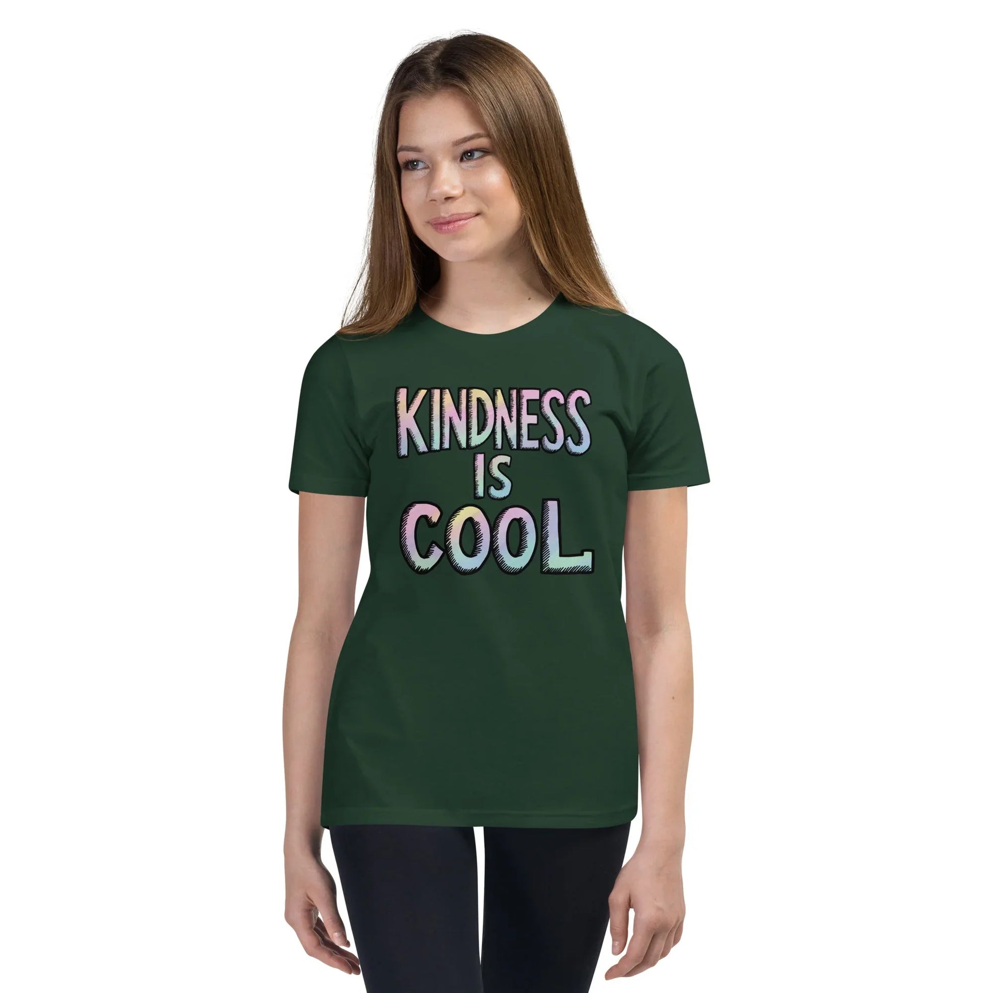 Youth Short Sleeve | KINDNESS IS COOL - T-Shirt - AwRans Clothing