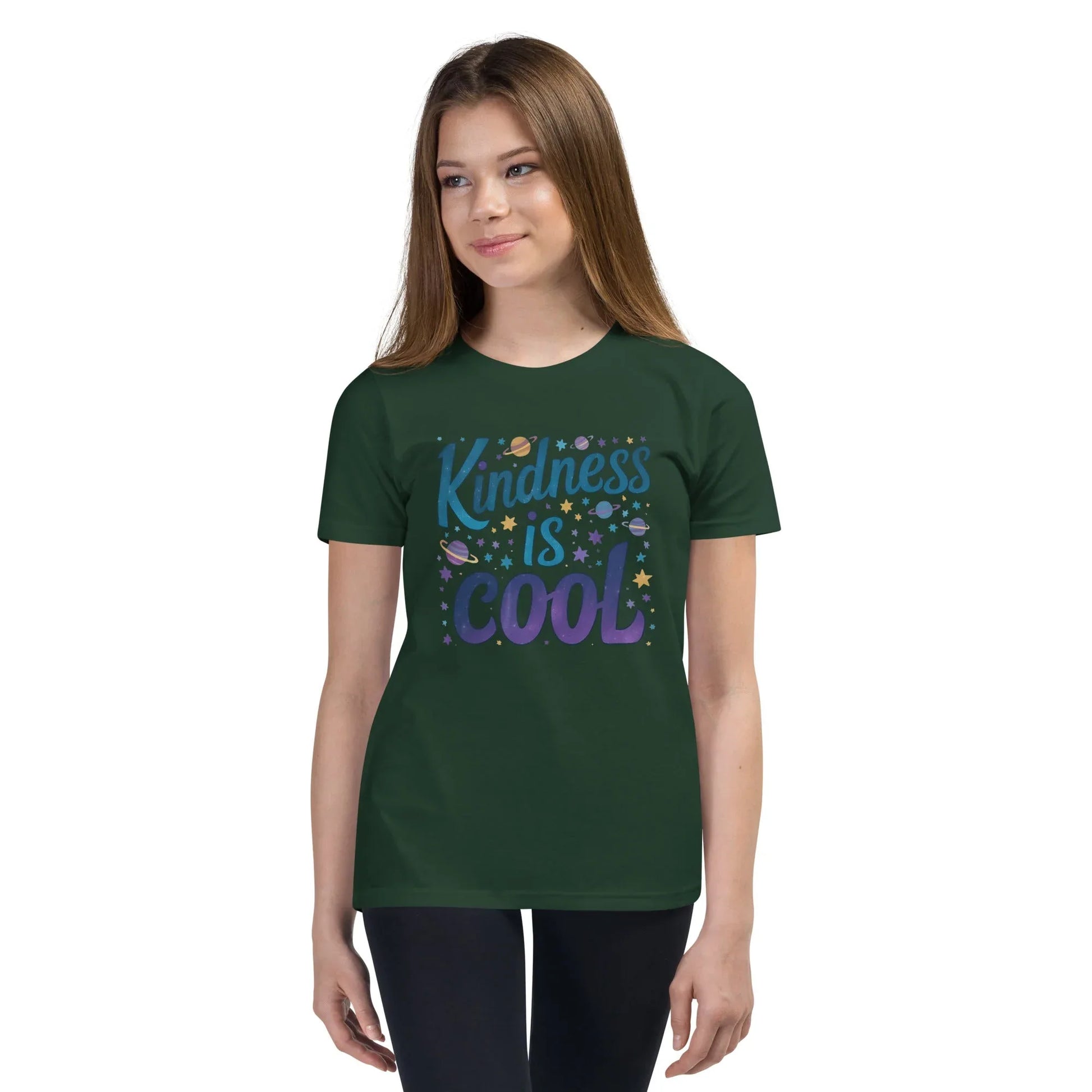 Youth Short Sleeve | KINDNESS IS COOL - T-Shirt - AwRans Clothing