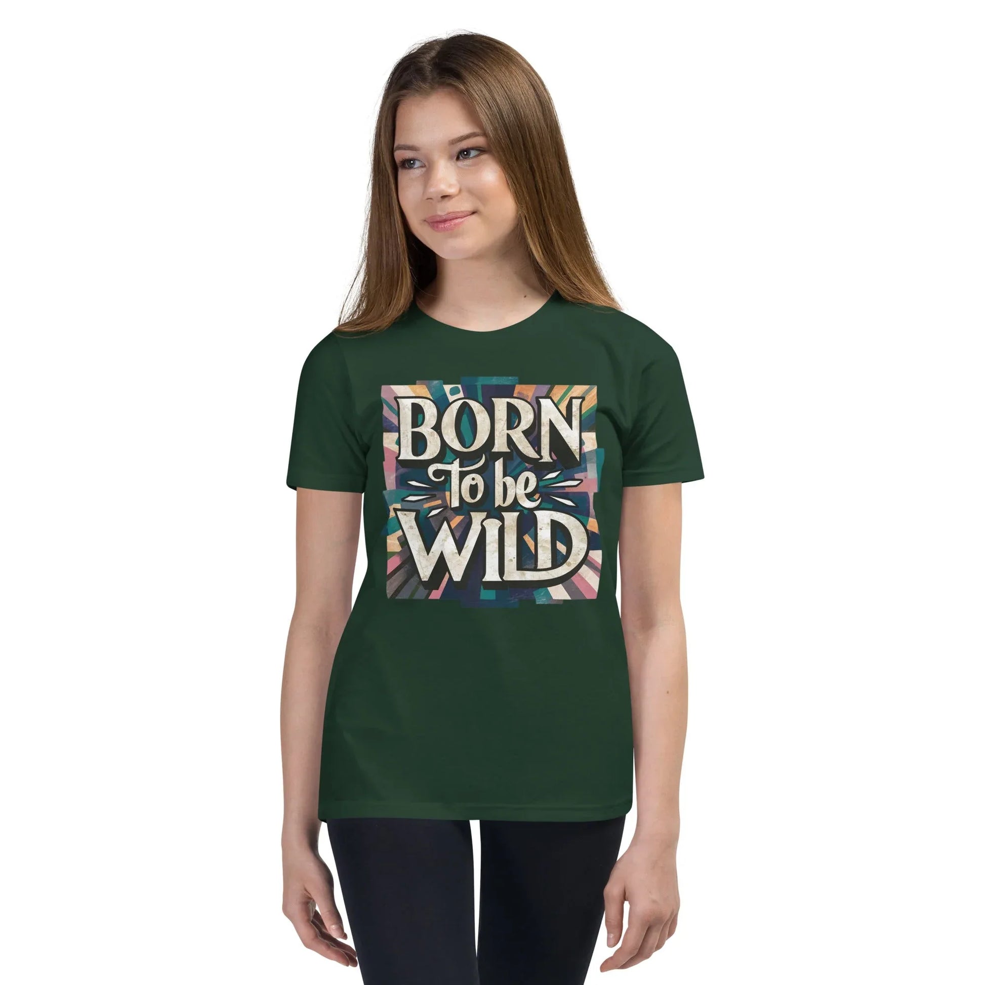 Youth Short Sleeve | Born To Be Wild - T-Shirt - AwRans Clothing