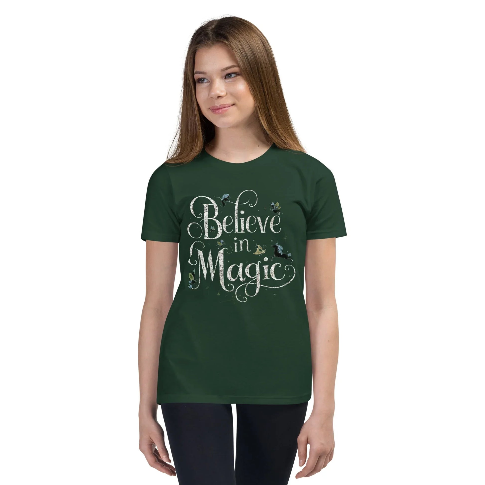 Youth Short Sleeve | BELIEVE IN MAGIC - T-Shirt - AwRans Clothing