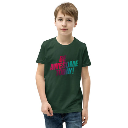 Youth Short Sleeve | BE AWESOME TODAY! - T-Shirt - AwRans Clothing