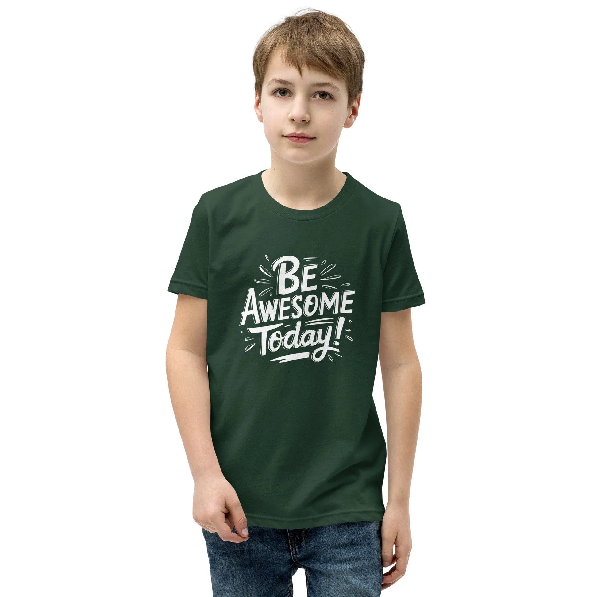 Youth Short Sleeve | BE AWESOME TODAY! - T-Shirt - AwRans Clothing