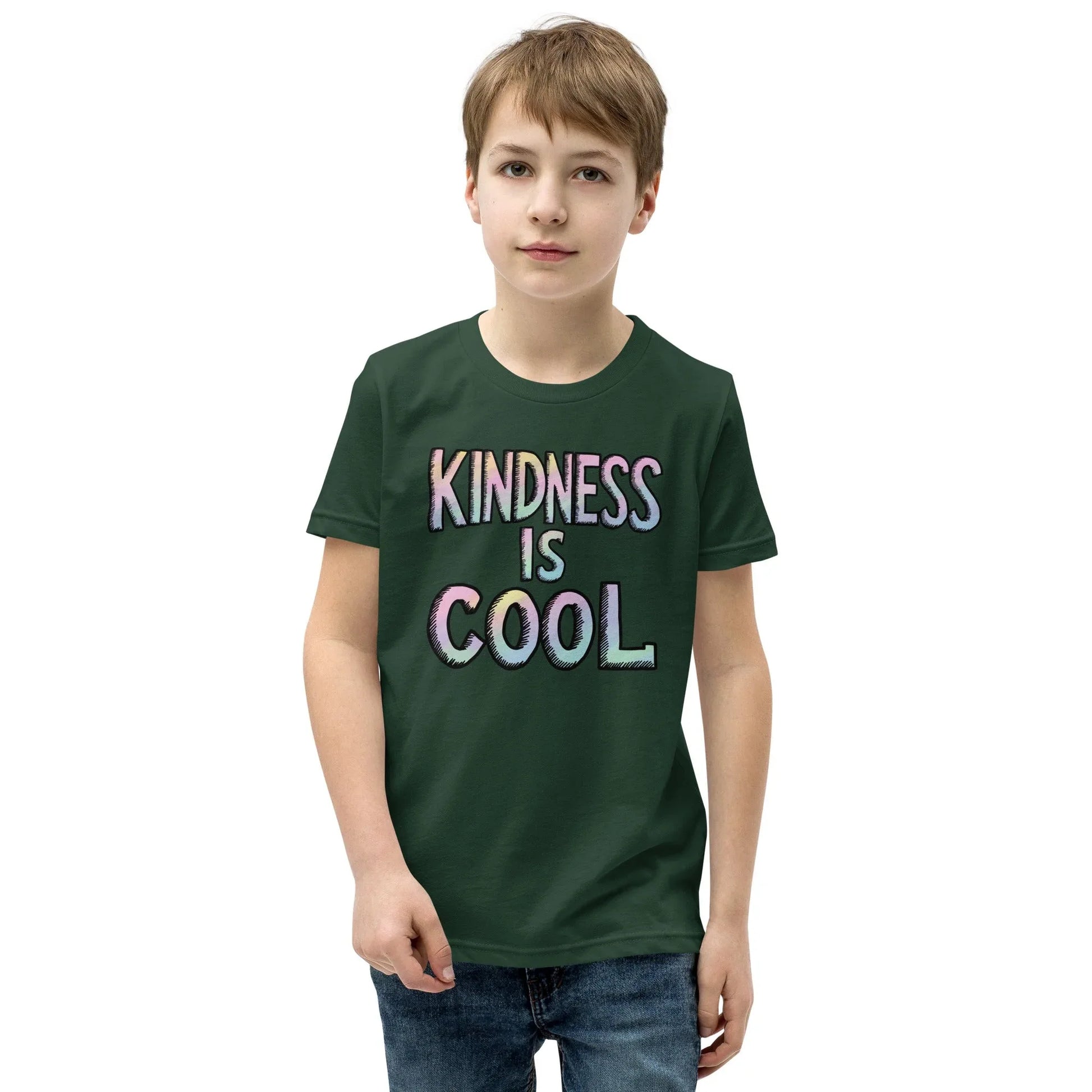 Youth Short Sleeve | KINDNESS IS COOL - T-Shirt - AwRans Clothing