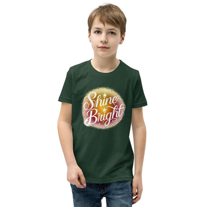 Youth Short Sleeve | Shine And Bright - T-Shirt - AwRans Clothing