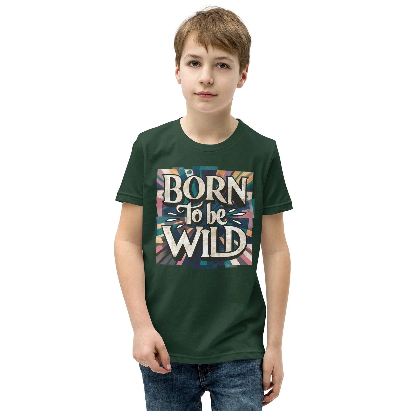 Youth Short Sleeve | Born To Be Wild - T-Shirt - AwRans Clothing
