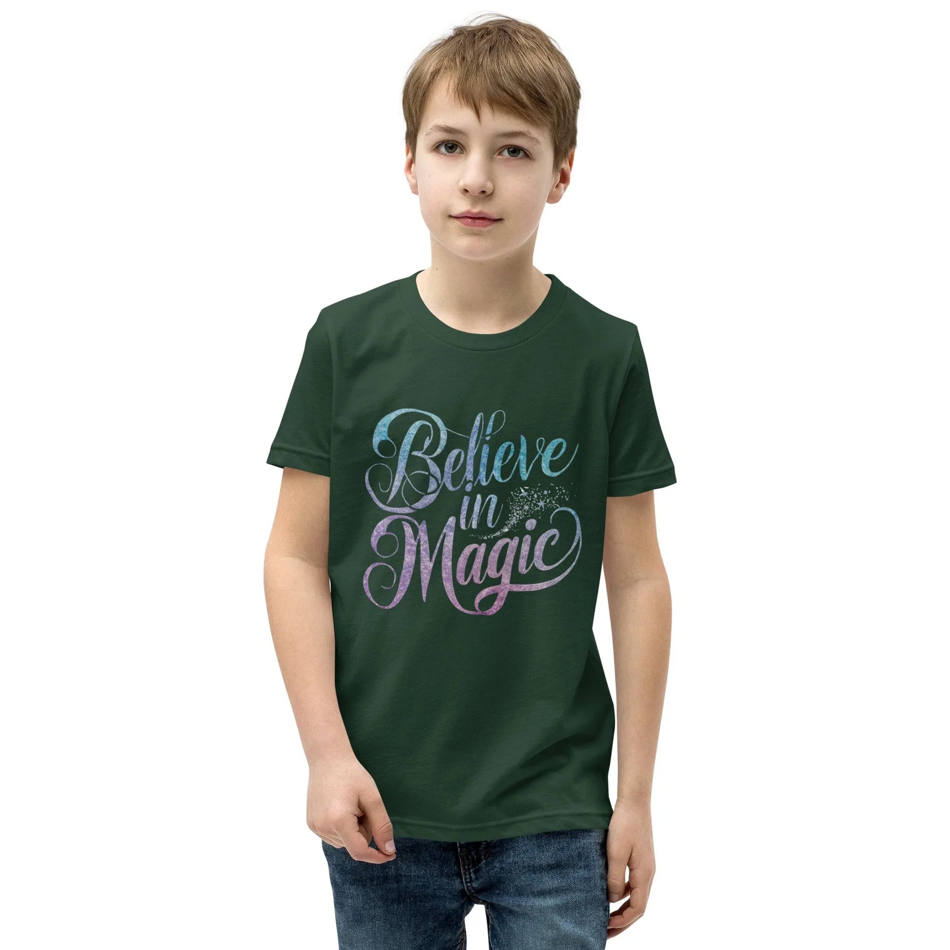 Youth Short Sleeve | BELIEVE IN MAGIC - T-Shirt - AwRans Clothing