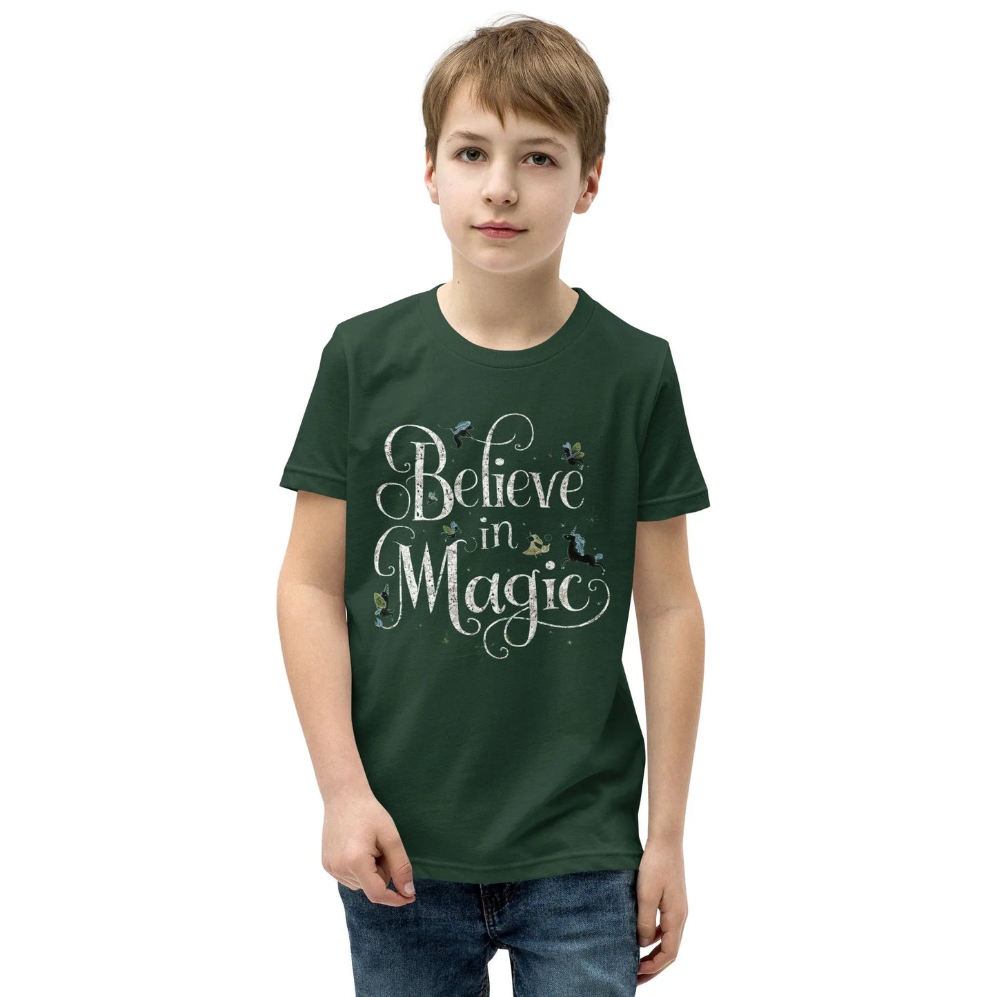 Youth Short Sleeve | BELIEVE IN MAGIC - T-Shirt - AwRans Clothing