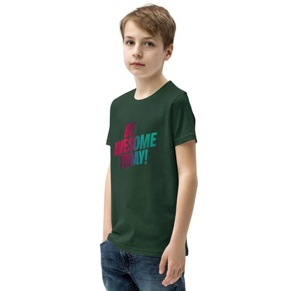 Youth Short Sleeve | BE AWESOME TODAY! - T-Shirt - AwRans Clothing