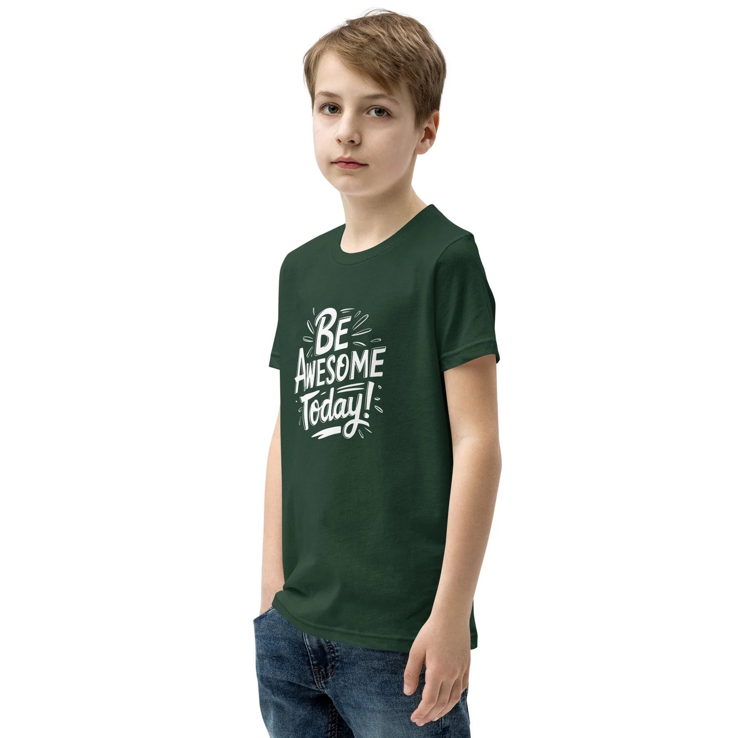 Youth Short Sleeve | BE AWESOME TODAY! - T-Shirt - AwRans Clothing