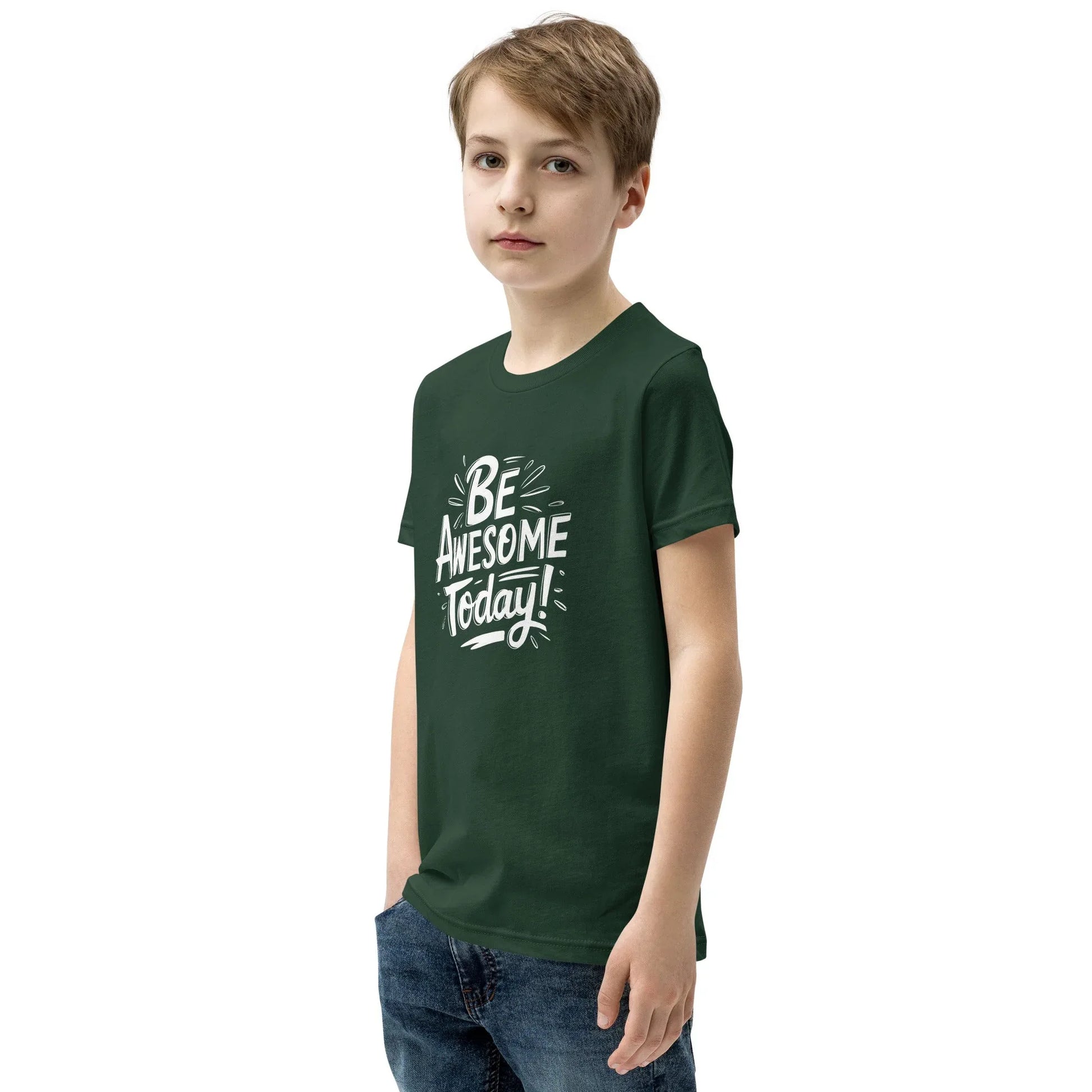 Youth Short Sleeve | BE AWESOME TODAY! - T-Shirt - AwRans Clothing