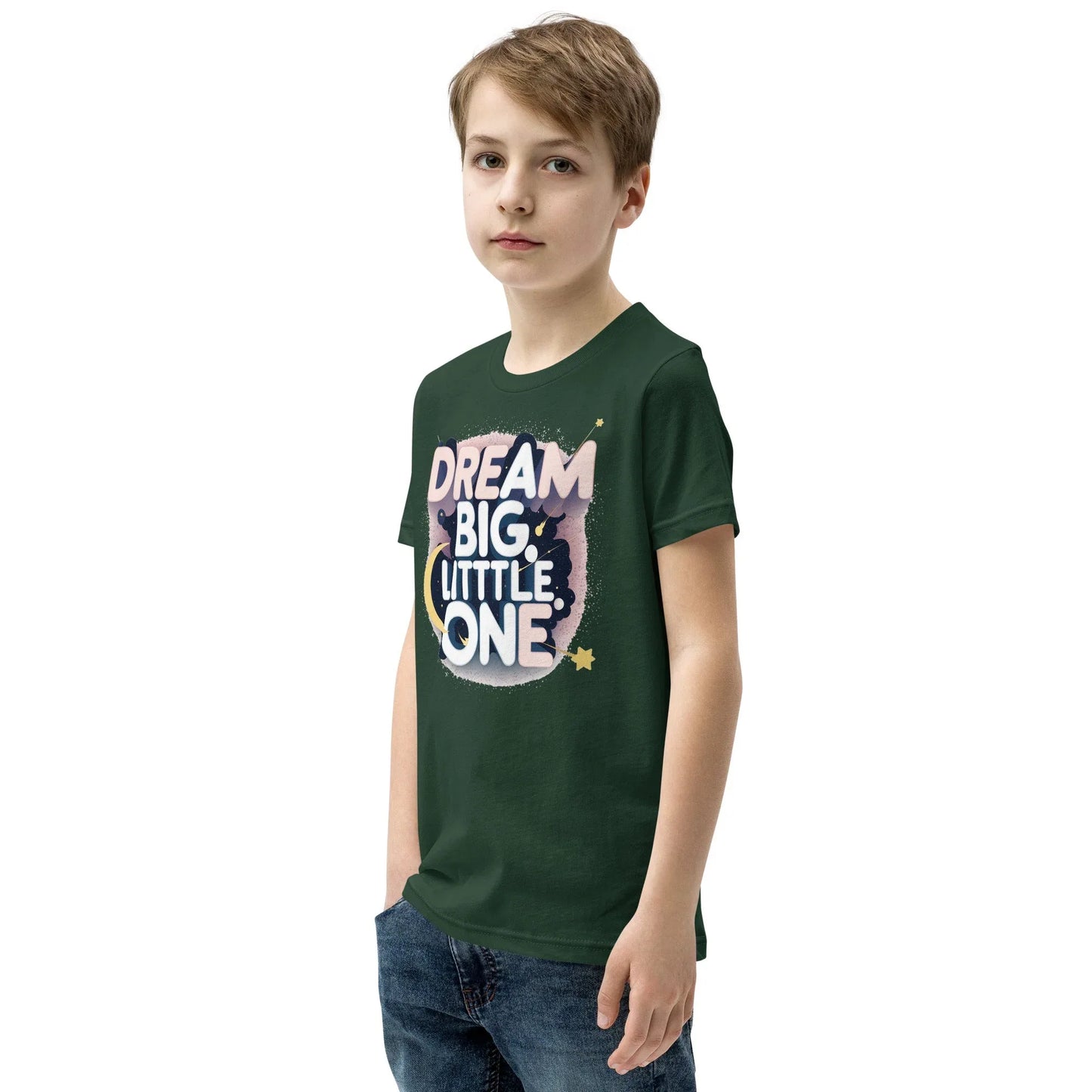Youth Short Sleeve | DREAM BIG LITTLE ONE - T-Shirt - AwRans Clothing