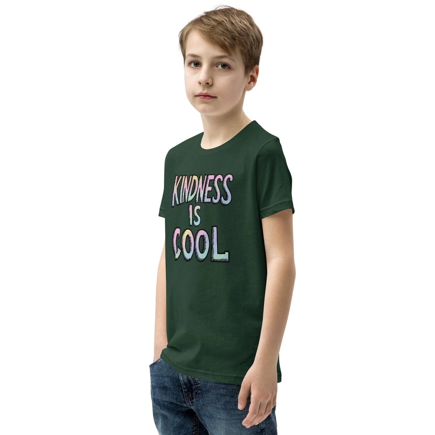Youth Short Sleeve | KINDNESS IS COOL - T-Shirt - AwRans Clothing