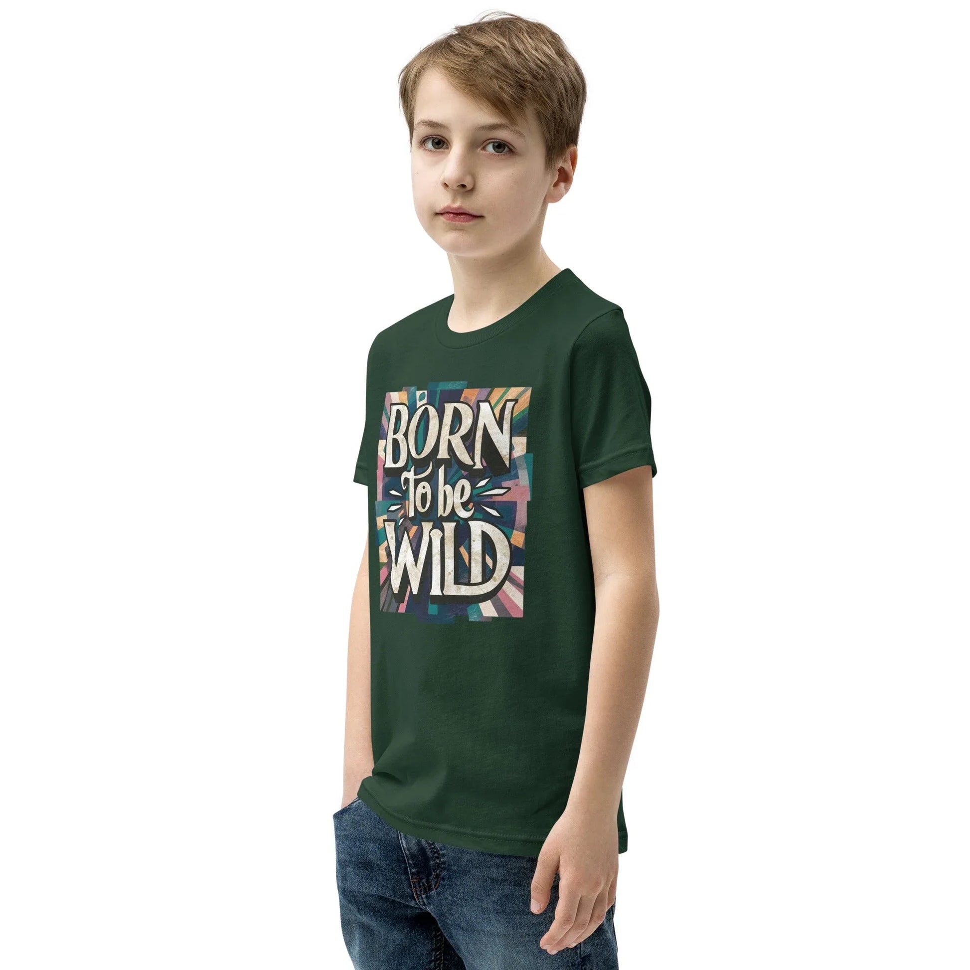 Youth Short Sleeve | Born To Be Wild - T-Shirt - AwRans Clothing