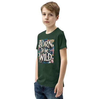 Youth Short Sleeve | Born To Be Wild - T-Shirt - AwRans Clothing