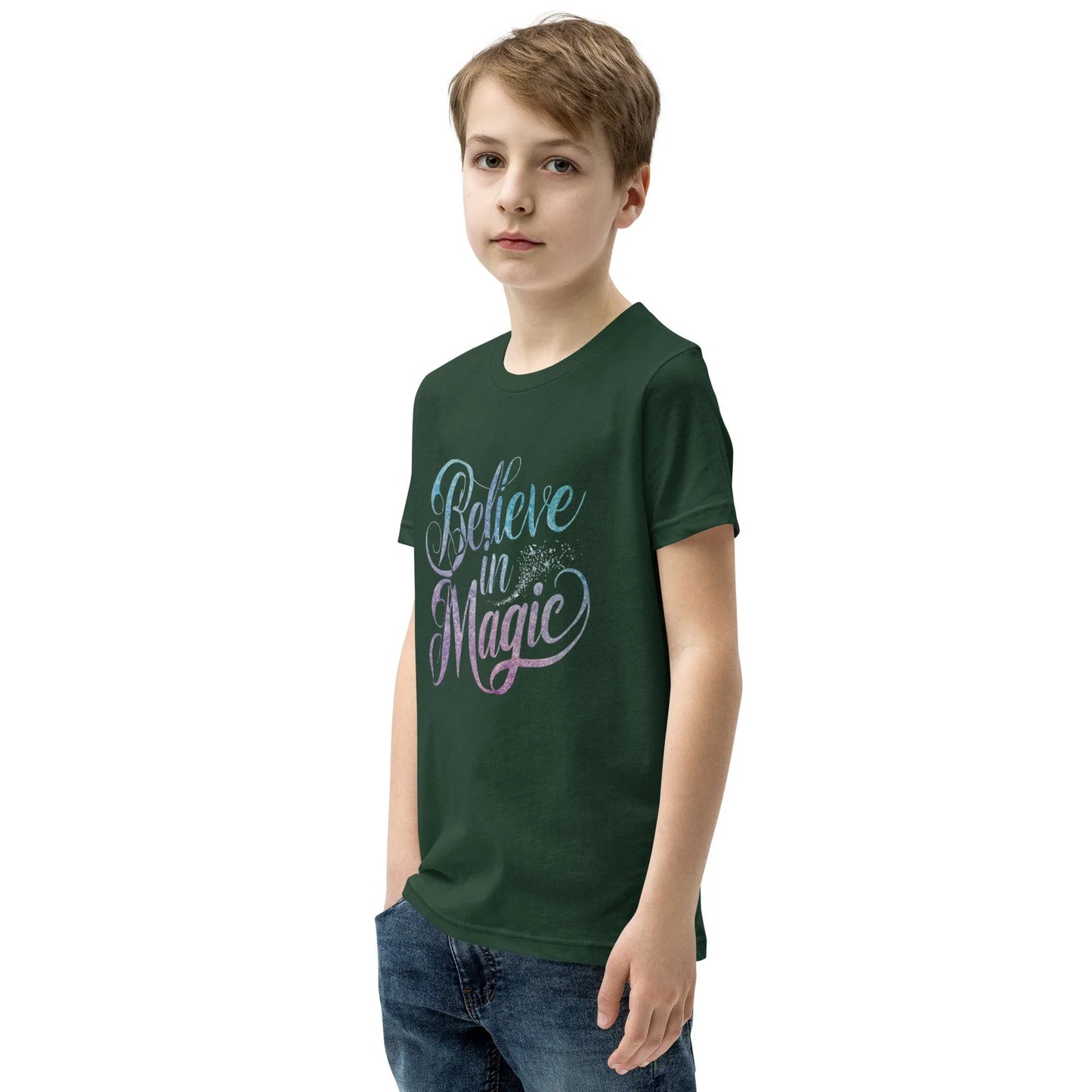 Youth Short Sleeve | BELIEVE IN MAGIC - T-Shirt - AwRans Clothing
