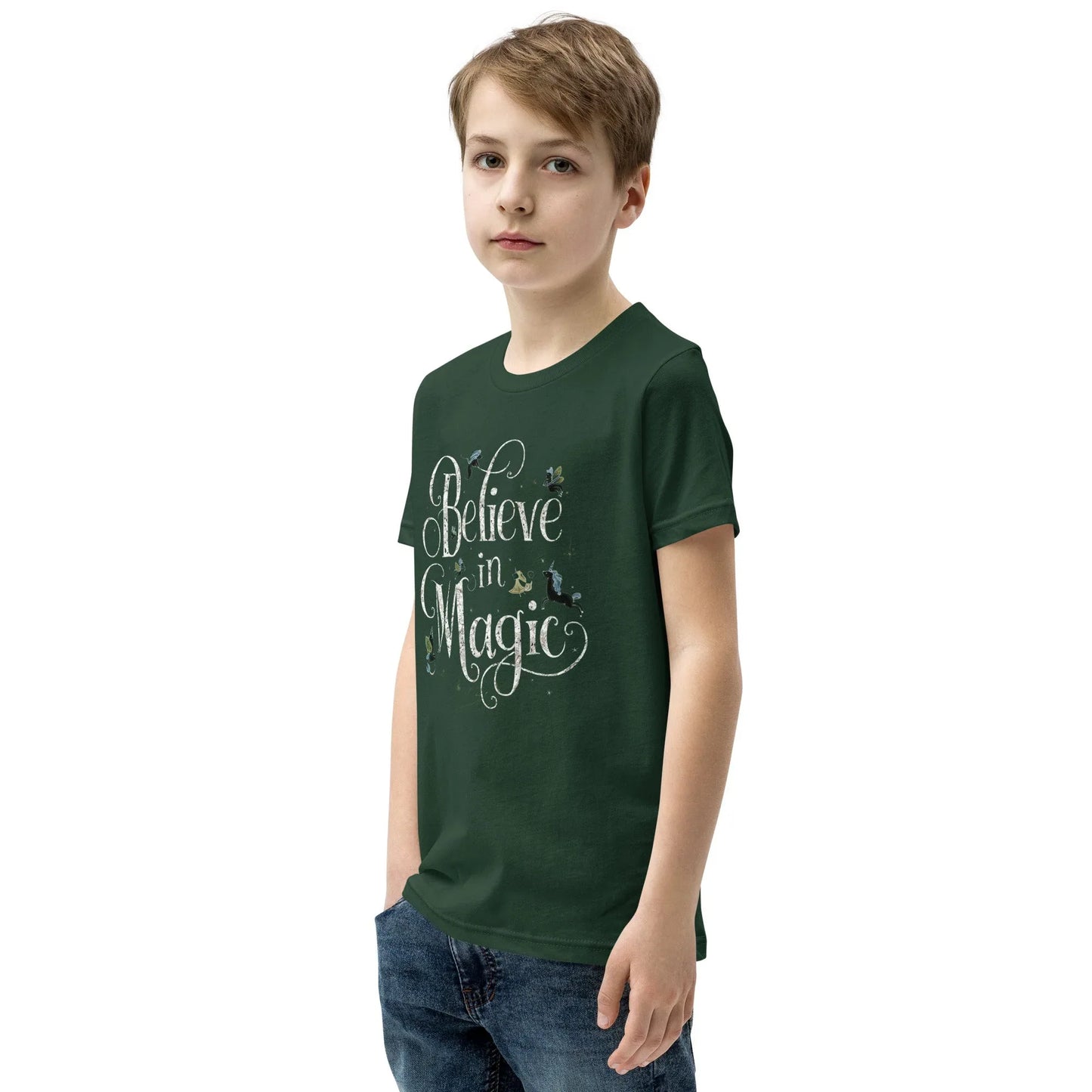 Youth Short Sleeve | BELIEVE IN MAGIC - T-Shirt - AwRans Clothing